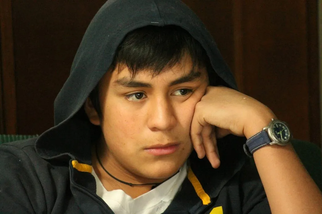 troubled young man