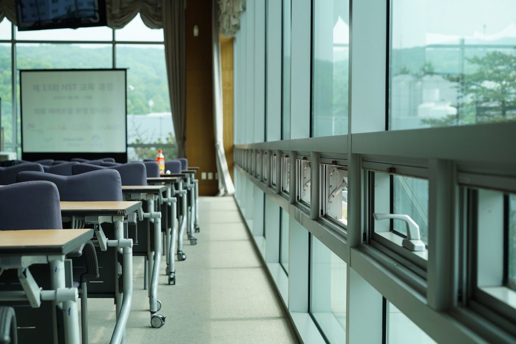 modern classroom school security windows