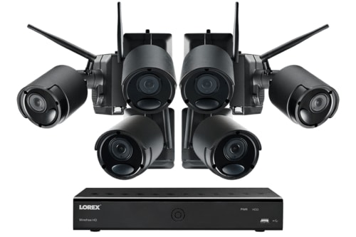 lorex 6 camera metal wireless home security